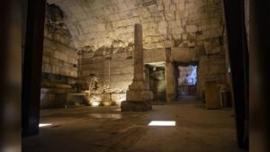 A magnificent Roman-era structure has been discovered beneath Israel’s Western Wall