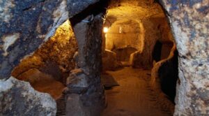 An ancient underground city in central Turkey has been discovered by shepherds