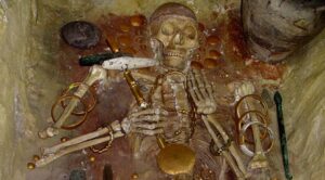 The Varna Man, who lived around the 5th Millennium BC, is the wealthiest burial at that time