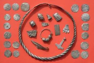 Spectacular treasure trove of 1,000-year-old Viking coins unearthed in Denmark